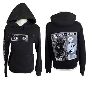 Snitchery Fanjoy anime black hoodie size S